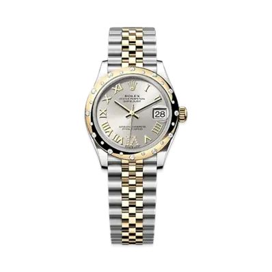 ROLEX Datejust 31mm Oystersteel & Yellow Gold Diamond 278343RBR "Silver"