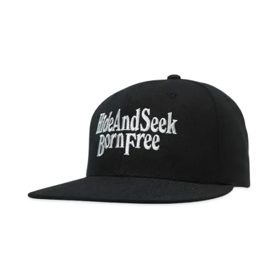 Hide and Seek Born Free Baseball Cap "BLACK"