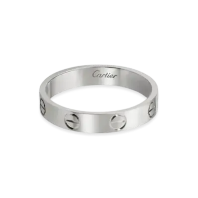 Cartier Love Wedding Band "White Gold"