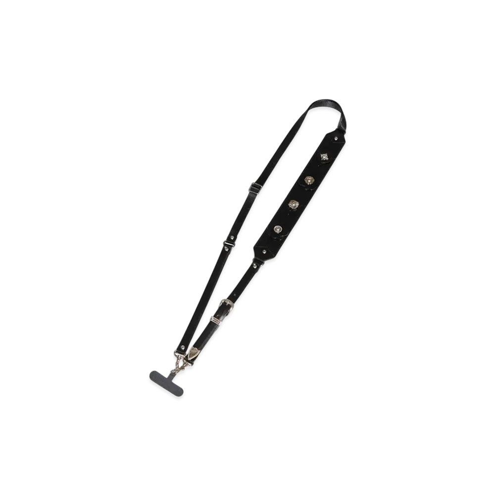 TOGA TOO Leather phone strap "Black"