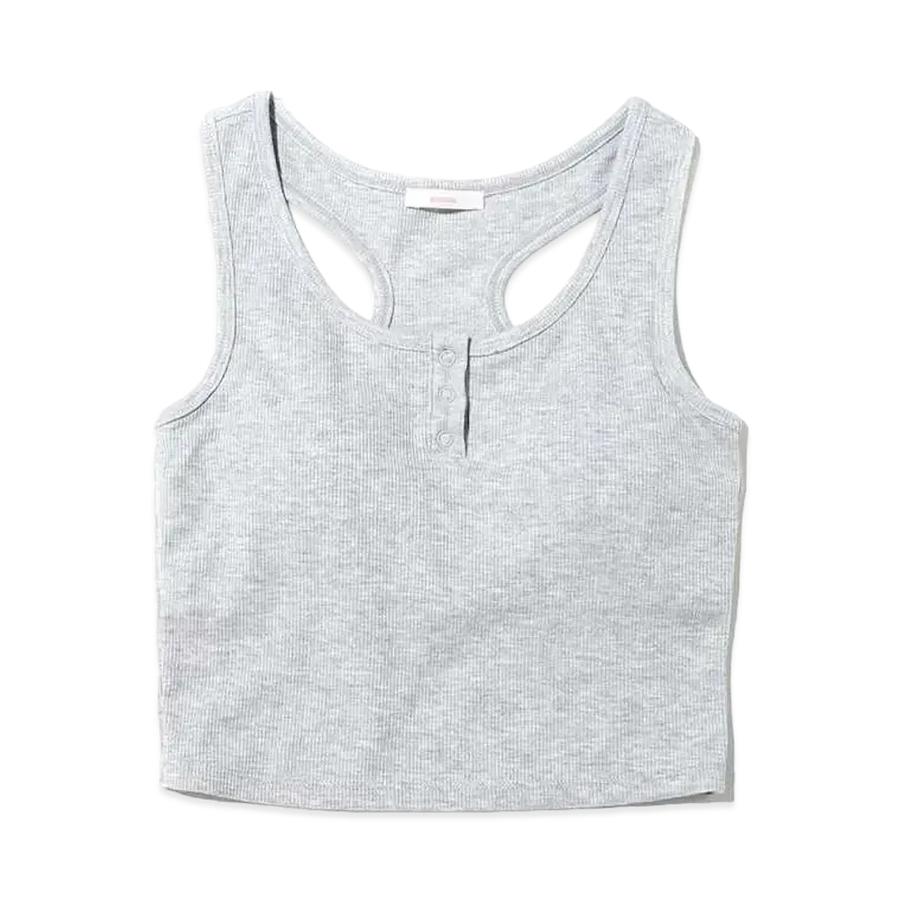 atmos pink Basic Rib Tank "Gray"