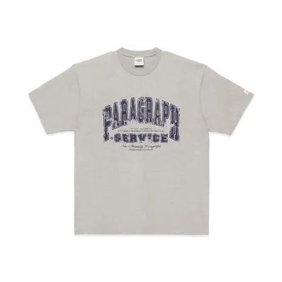 Paragraph Damaged Logo T Shirt "Grey"