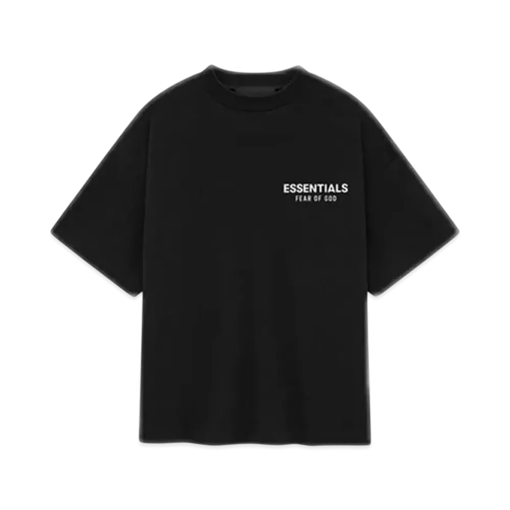 FEAR OF GOD Essentials Kid's Jersey Crewneck Tee "Black"