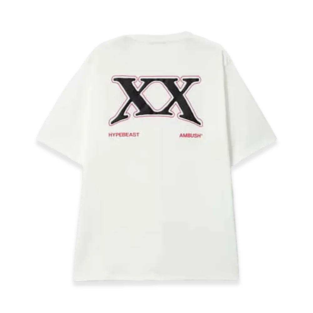 AMBUSH x Hypebeast 20th Anniversary T-Shirt "White"