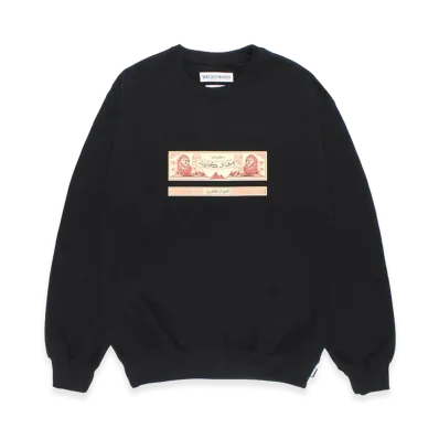 WACKO MARIA x The Phoenician Scheme Heavy Weight Sweat Shirt "Black"