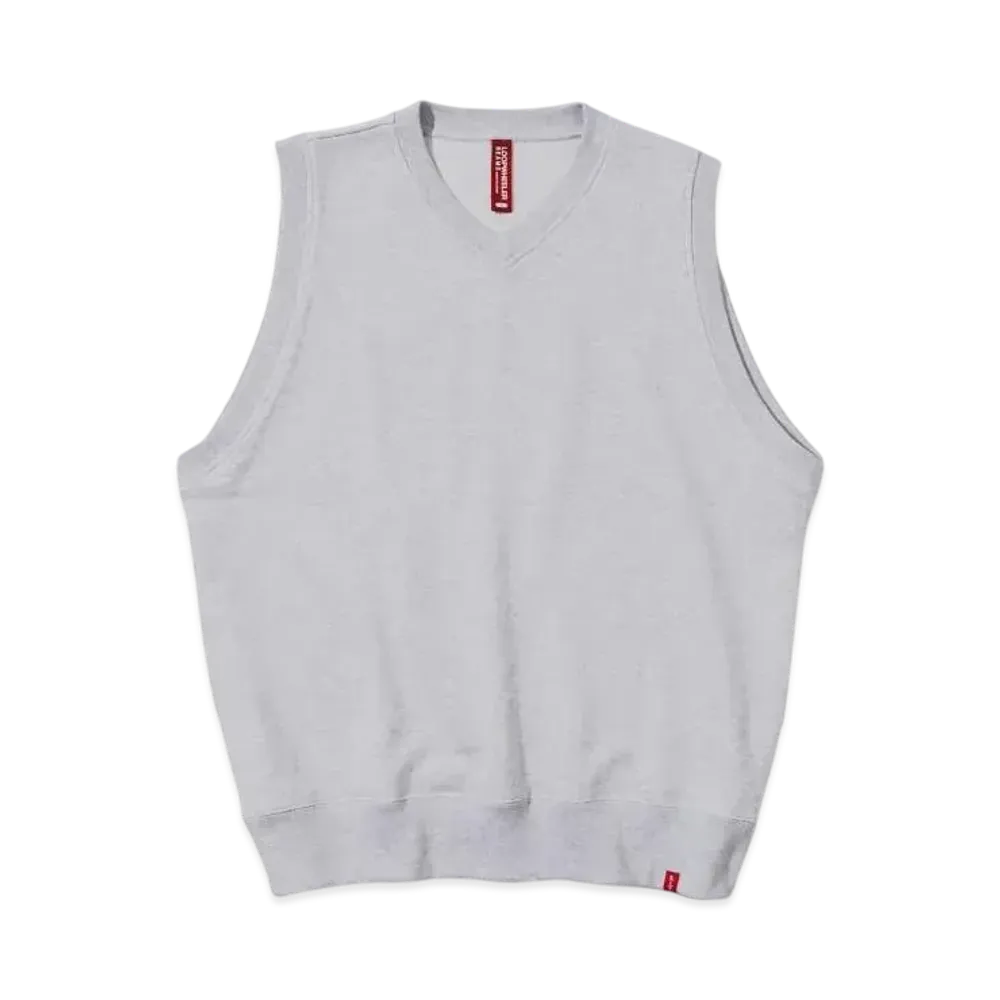 BEAMS JAPAN x LOOPWHEELER Loose Fit Vest "SnowWhite"