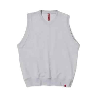 BEAMS JAPAN x LOOPWHEELER Loose Fit Vest "SnowWhite"