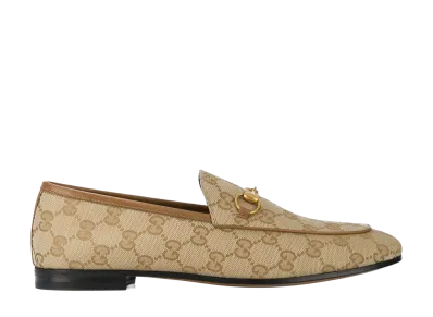 GUCCI Women's Jordaan Loafers "Beige"