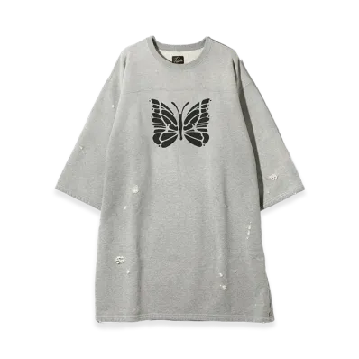 NEEDLES Hockey Dress Cotton French Terry "Heather Grey"
