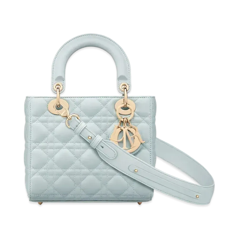 Dior Small Lady Dior My ABCDior Bag Cannage Lambskin "Placid Blue"