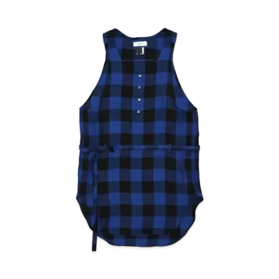 FACETASM Buffalo Check Dress "Blue Check"