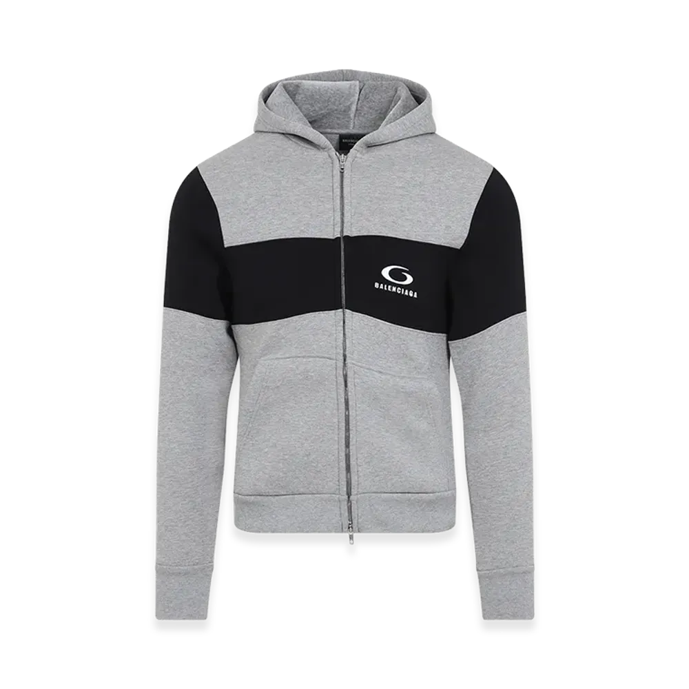 BALENCIAGA Jersey Hoodie "Grey"
