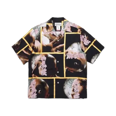 WACKO MARIA KYOKI NO SAKURA / HAWAIIAN SHIRT "Black"