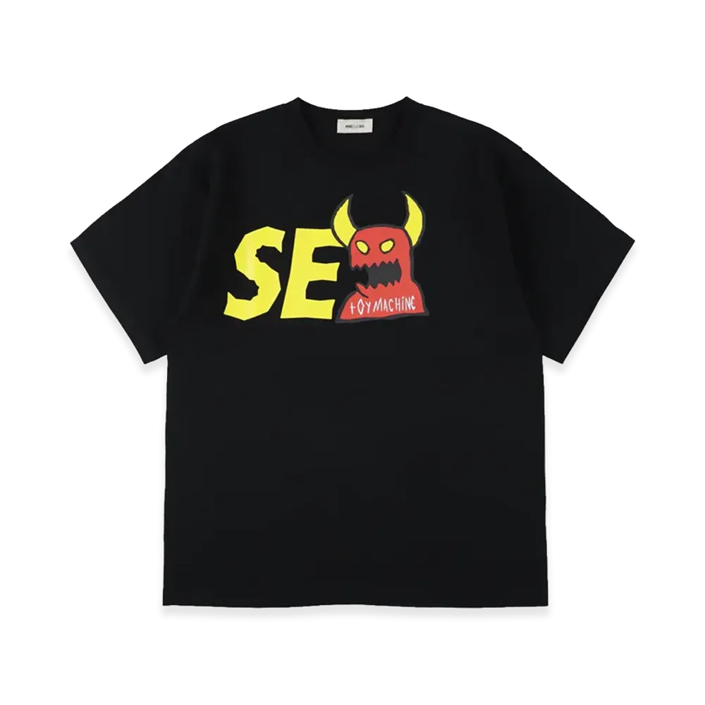WIND AND SEA x Toy Machine Toymonster Sea Tee "Black"