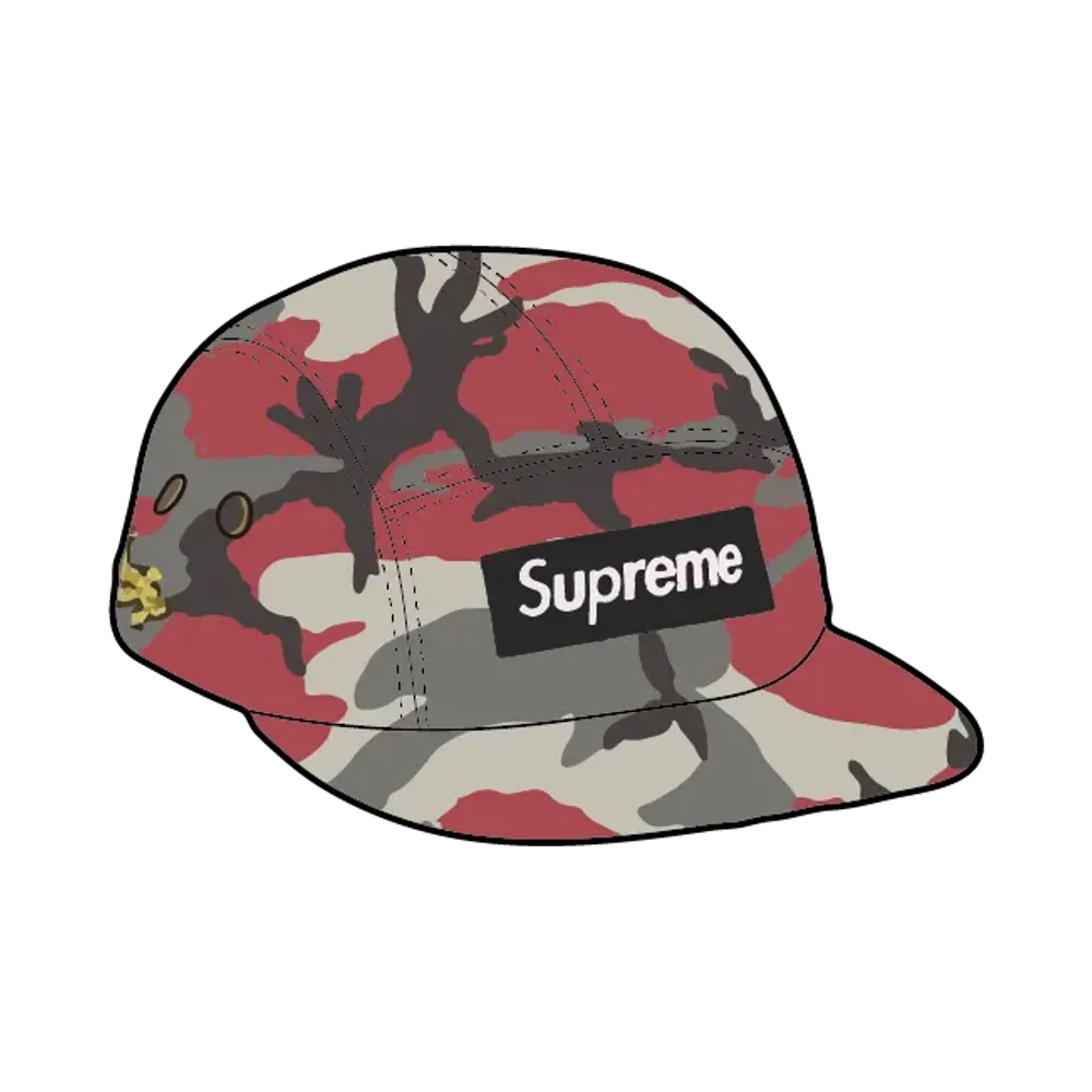 Supreme Military Camp Cap "Red Camo"