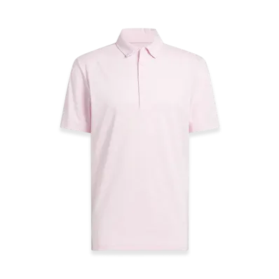 adidas Golf Ultimate365 Hounds Jacquard Polo Shirt "Clear Pink/White"