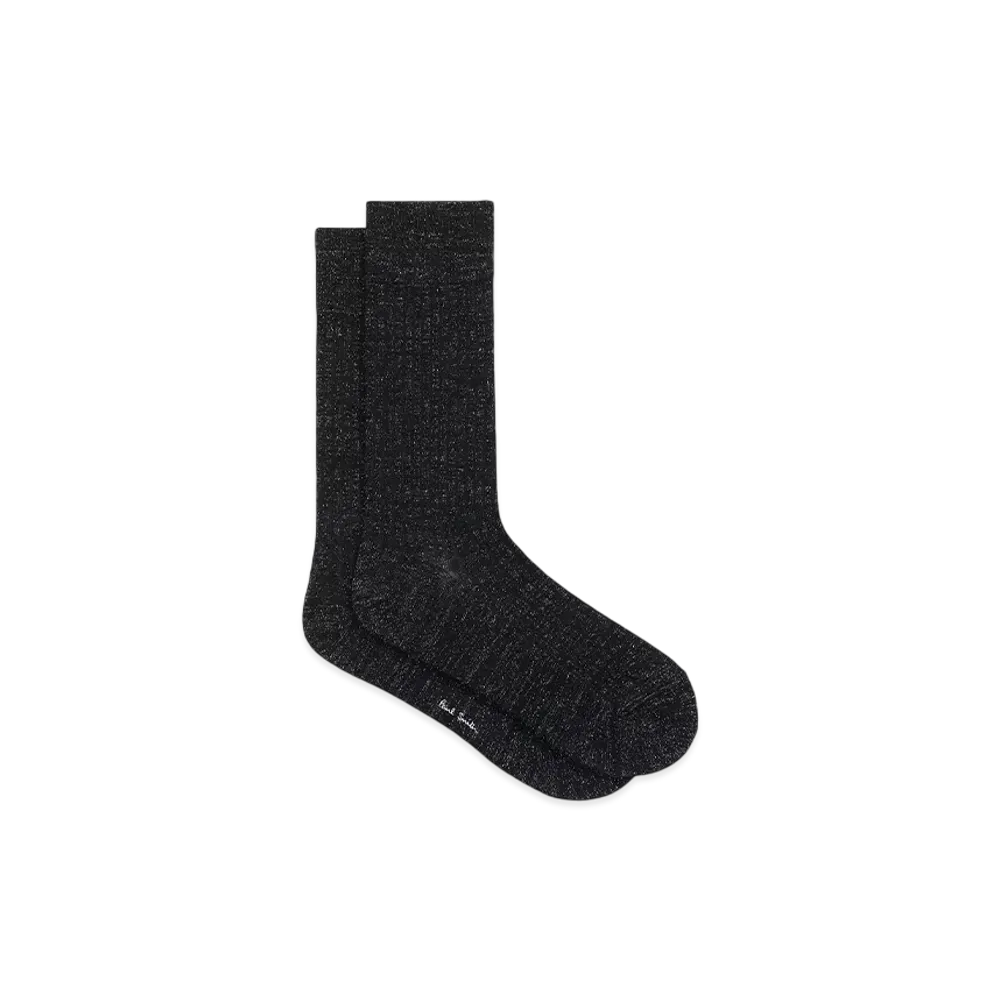 Paul Smith Lame Socks "Black"