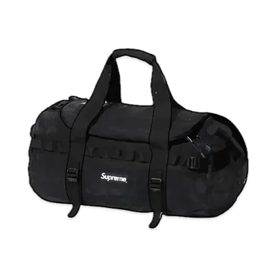 Supreme x The North Face Suede Small Base Camp Duffle Bag "Black"