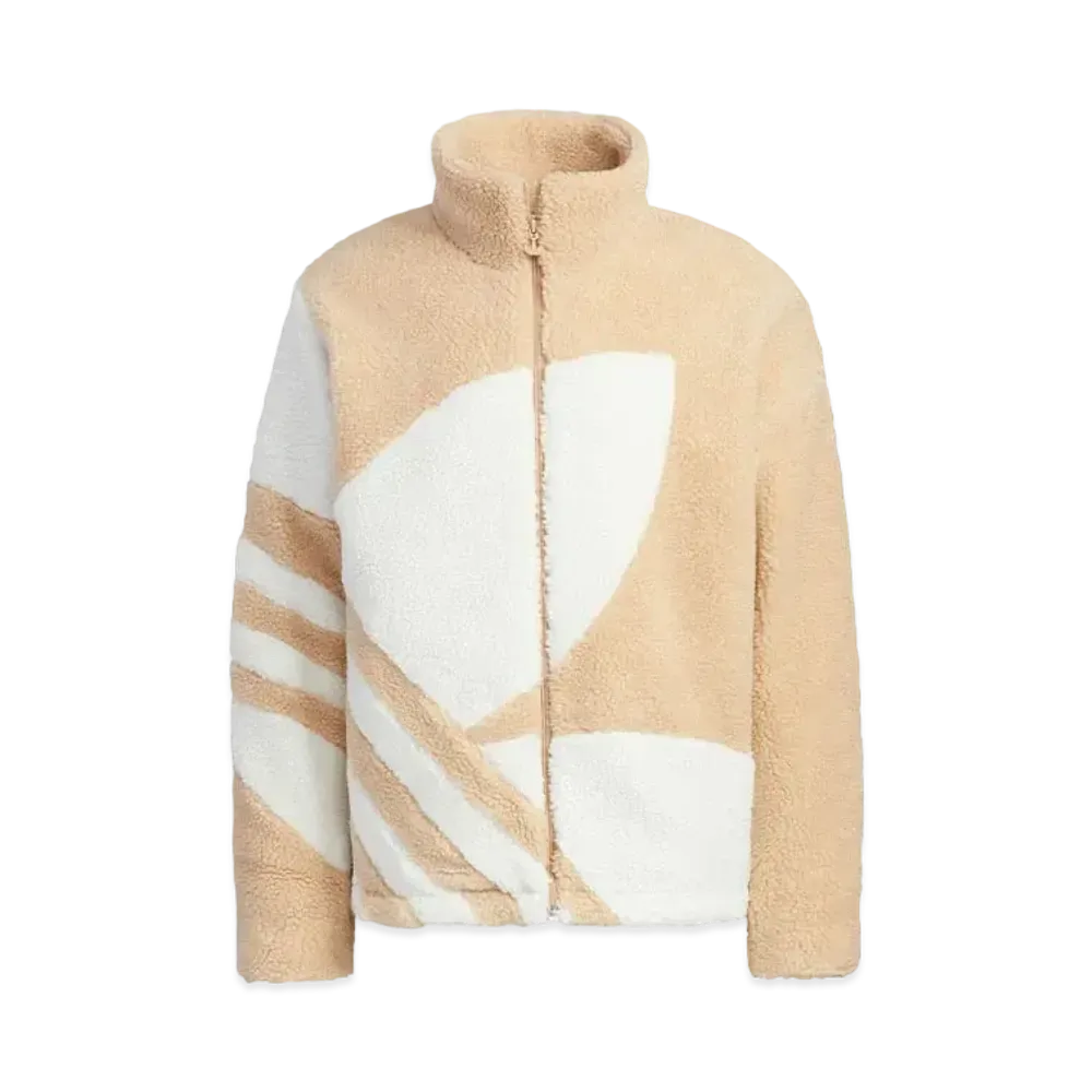 adidas Sherpa Track Jacket "Beige"