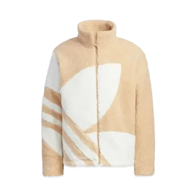 adidas Sherpa Track Jacket "Beige"