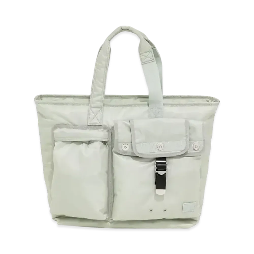 sacai x PORTER Pocket Tote "Light Green"