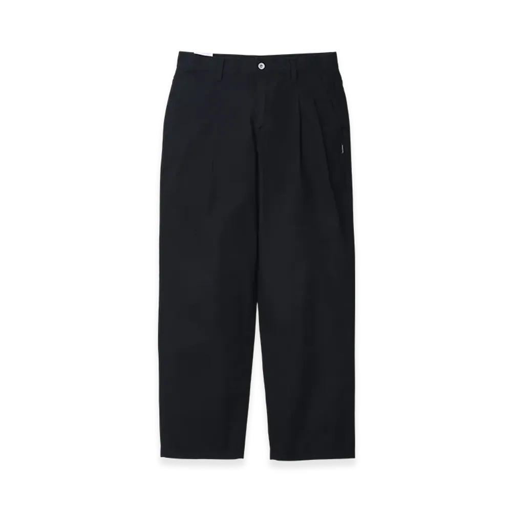 NEIGHBORHOOD Baggy Silhouette Two Tuck Pants "Black"