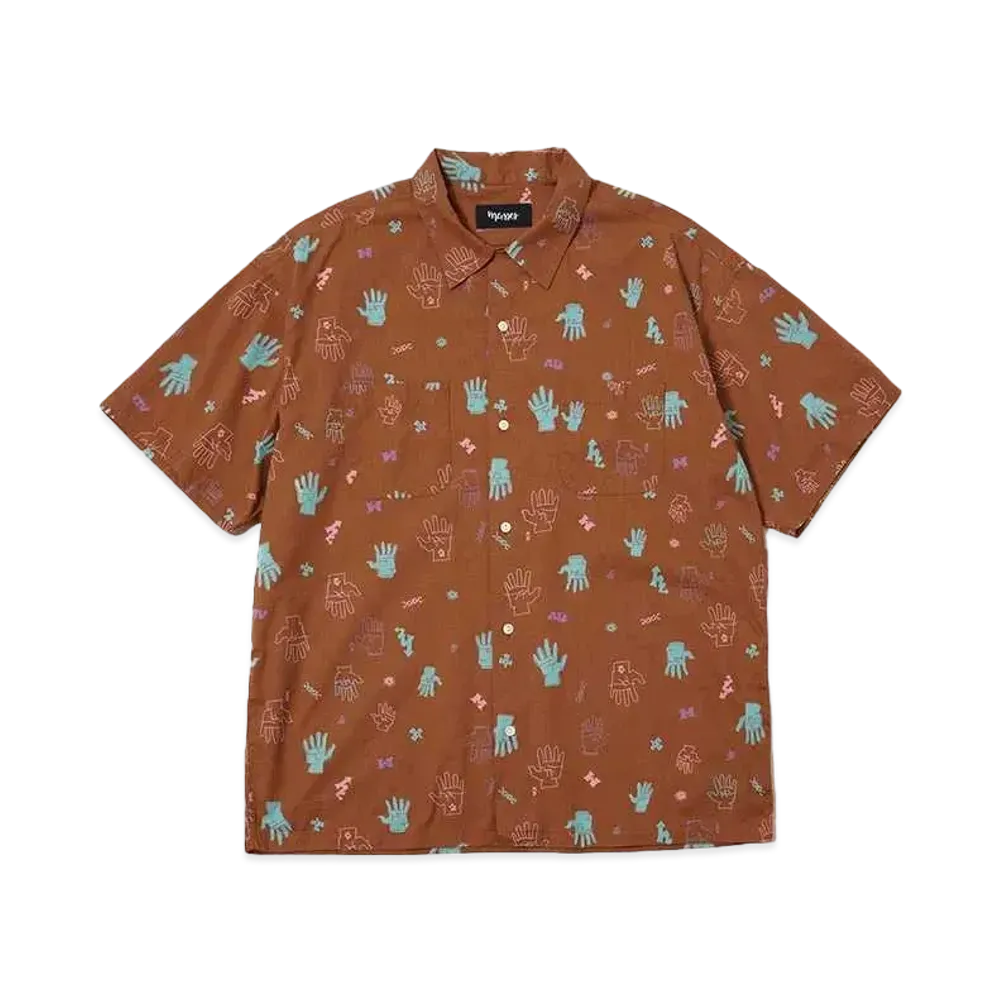 MASSES SHIRT S/S HAND "BROWN"