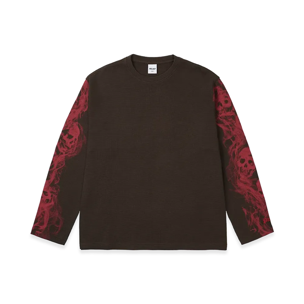 PALACE Smoked Waffle Longsleeve "Fox"
