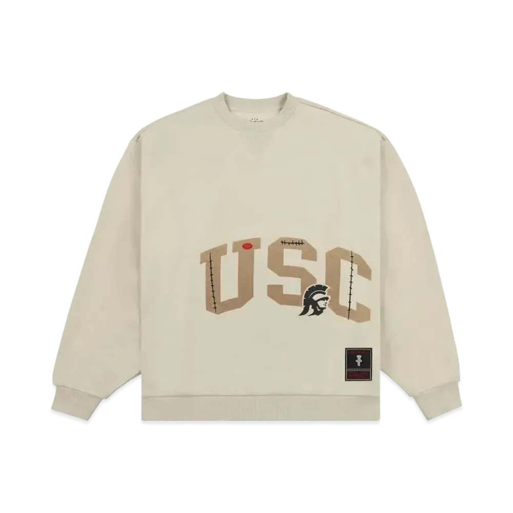 Travis Scott x M&N x USC Crewneck "Ivory"