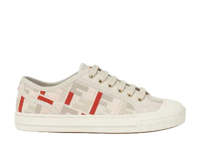 FENDI Women's Domino Sneakers "Nude and Neutrals"