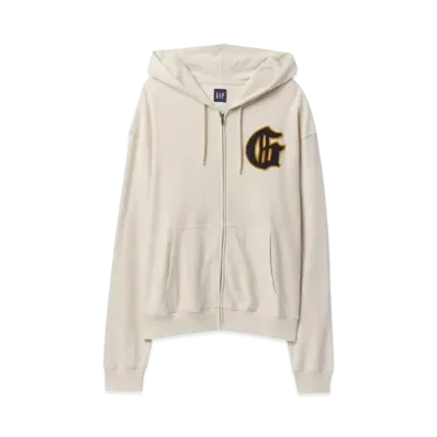 GAP Vintage Soft Gap Logo Zip Up Parka "Chino"