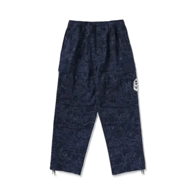 A BATHING APE x ALPHA INDUSTRIES 6-Pocket Pants "Navy"