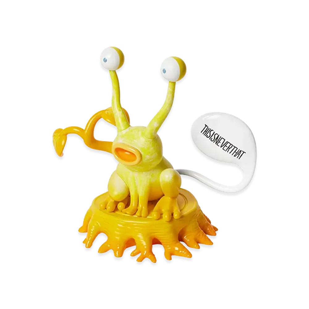 thisisneverthat x Daniel Johnston Jeremiah The Innocent Frog Vinyl Sculpture "Yellow"