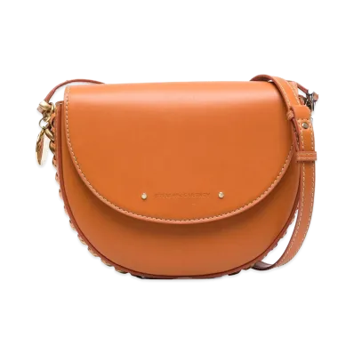 STELLA McCARTNEY Women's Frayme Medium Shoulder Bag "Orange"