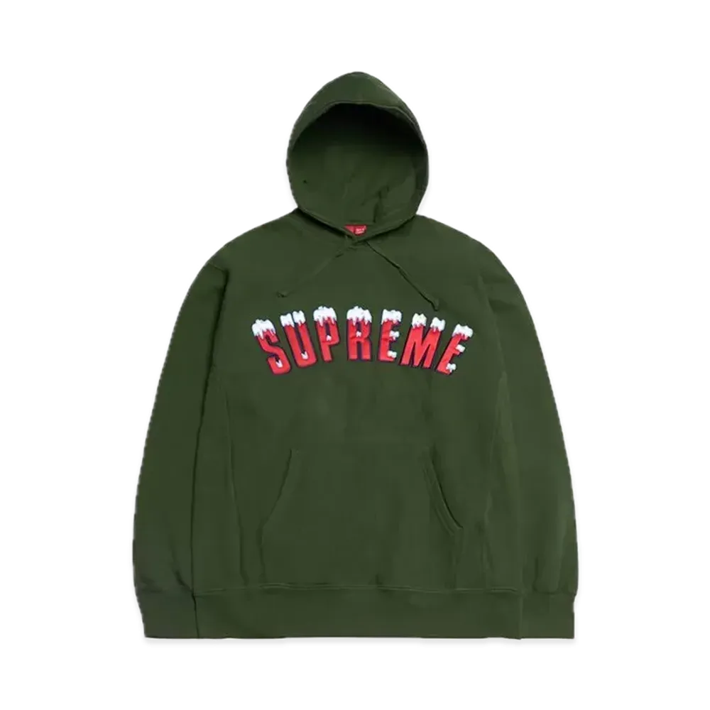 Supreme Icy Arc Hooded Sweatshirt "Green"