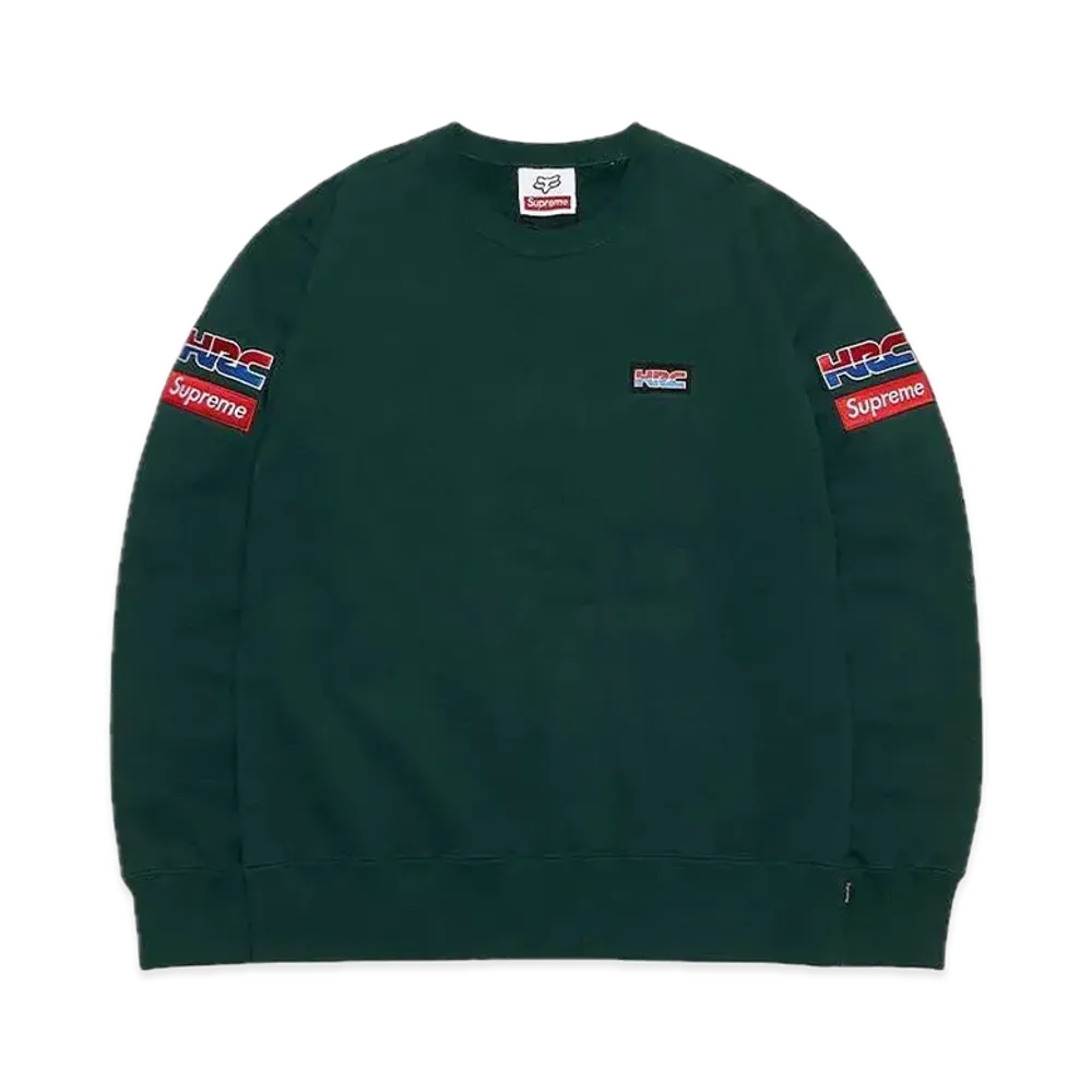 Supreme x Honda x Fox Racing Crewneck "Green"