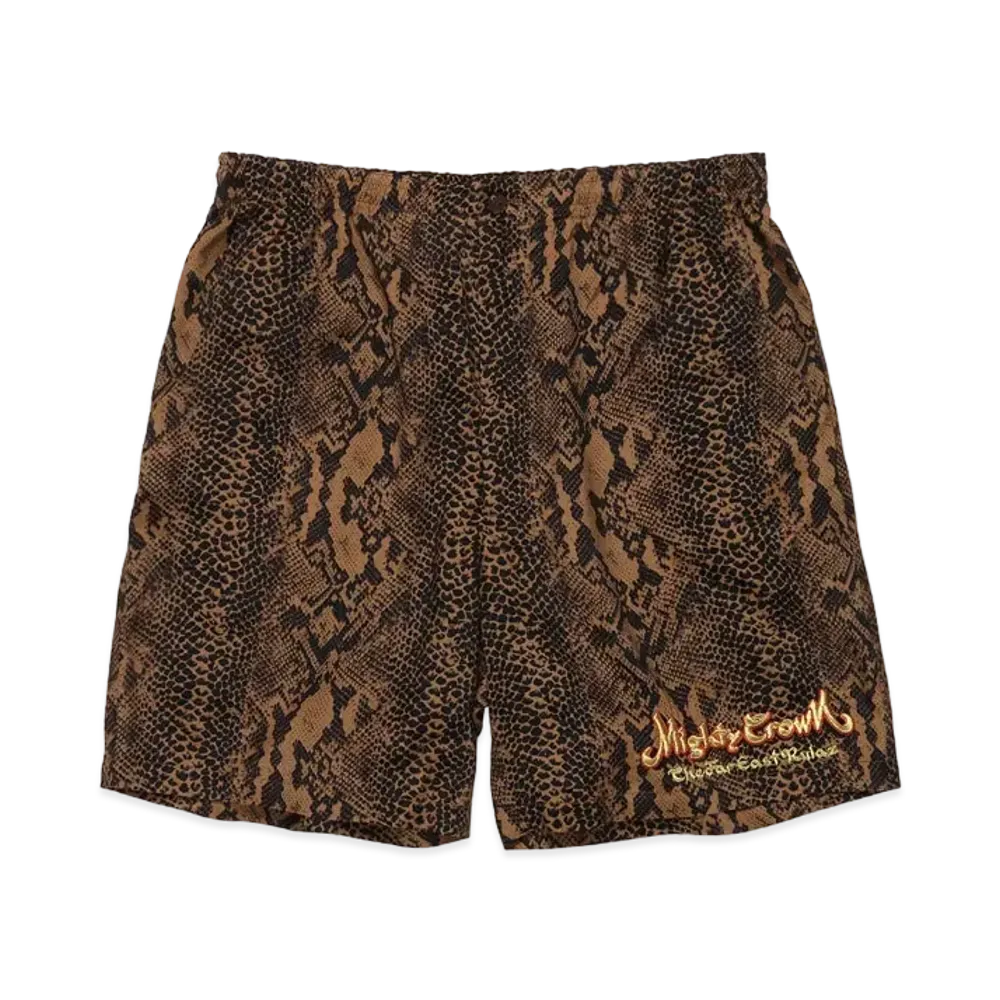 WACKO MARIA MIGHTY CROWN / HAWAIIAN SHORTS "Brown"