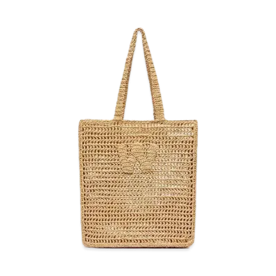 Max Mara Saloon Macrame Shopping Bag "Beige"