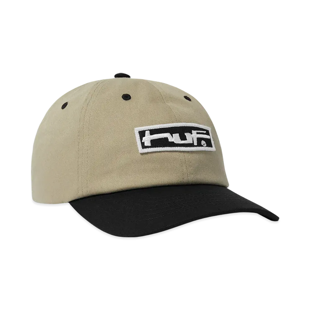 HUF Stretch Logo 6 Panel Cv Hat "Clay"