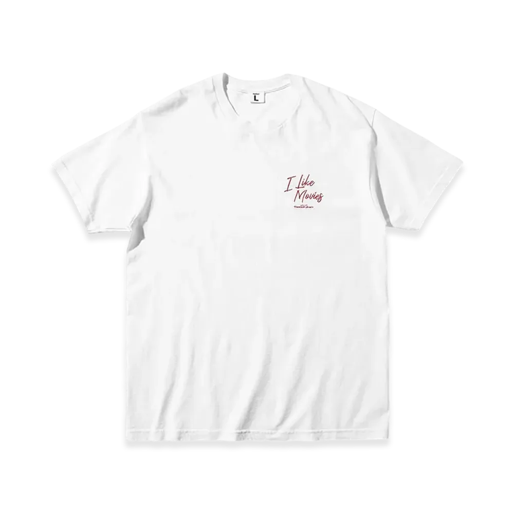 Weber x I Like Movies Re-Order T Shirt Embroidery "White"