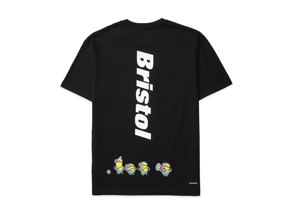 F.C.Real Bristol x Minions Emblem Pocket T-shirt "Black"