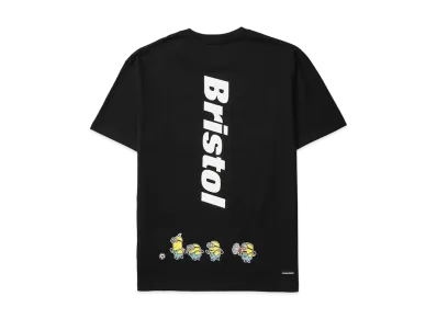 F.C.Real Bristol x Minions Emblem Pocket T-shirt "Black"