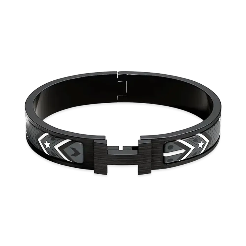 Hermes Clic HH Bandana So Black Bracelet "Grand Classique"