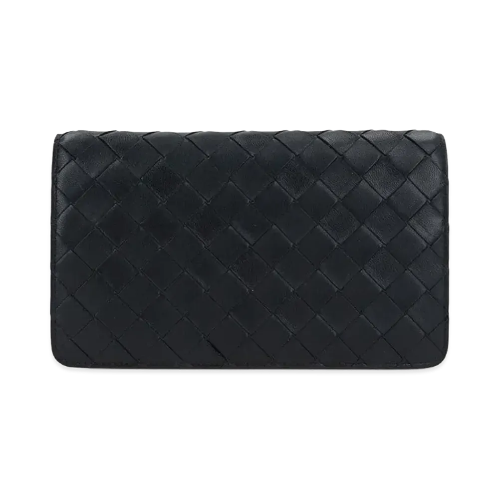 Bottega Veneta Women's Wallets Intreccio "Black"