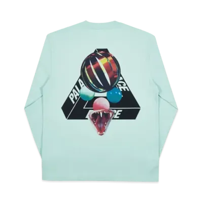 PALACE Sans Ferg Longsleeve T-Shirt "DUCK EGG BLUE"