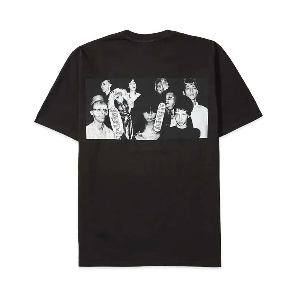 Stussy x Martine Rose Collage Pigment Dyed Tee "Black"