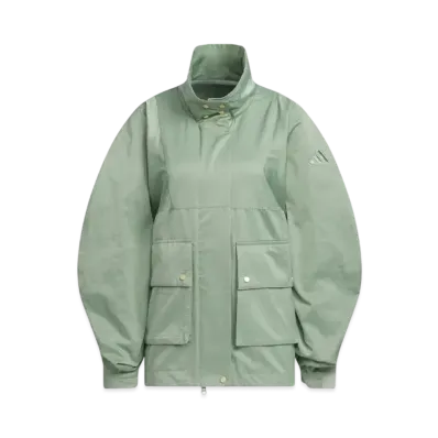 adidas Luxflow Casual Woven Jacket "Silver Green"
