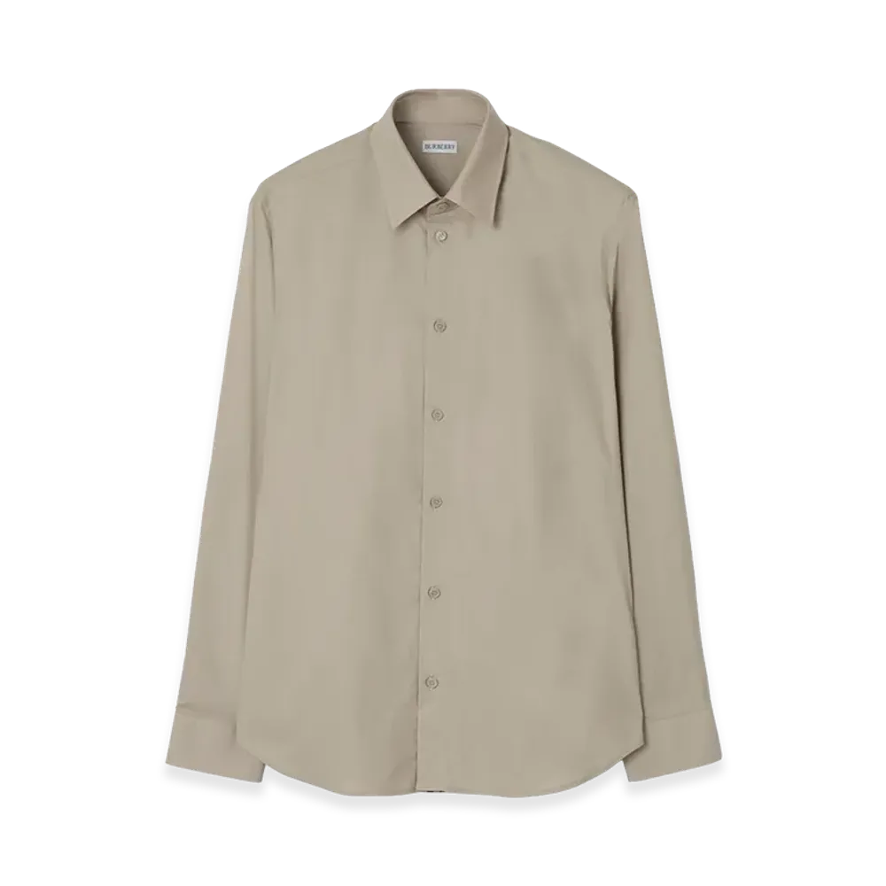 Burberry Cotton Shirt "Field Green"