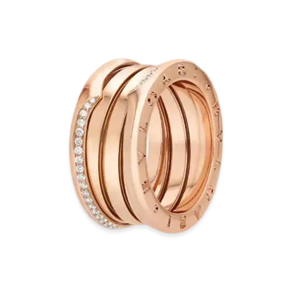 BVLGARI B.Zero1 Ring Diamond 18K "Pink Gold"