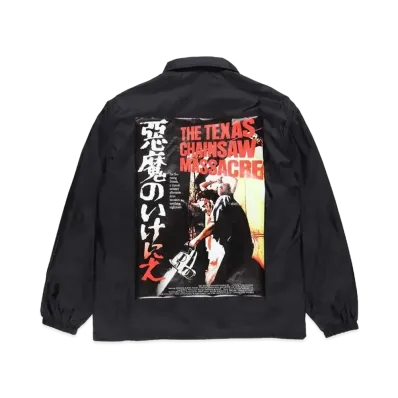 WACKO MARIA THE TEXAS CHAINSAW MASSACRE / COACH JACKET #3 "Black"